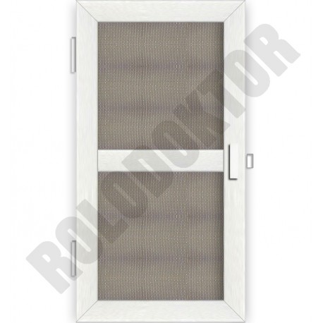 Alumínium nyíló szúnyogháló ajtó 40 x 20mm ÚJ íves "C" merevítő profillal