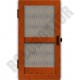 Alumínium nyíló szúnyogháló ajtó 45 x 20mm szögletes, merevítő, rugdosó profillal