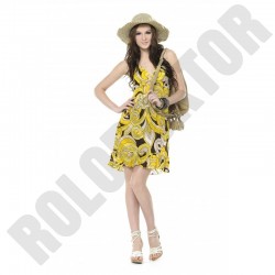 Printed Chiffon Dress