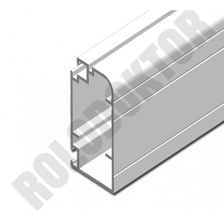 Szárnyprofil, alumínium extrudált  40 x 20mm, ÚJ ÍVES pántos szúnyogháló ajtóhoz  