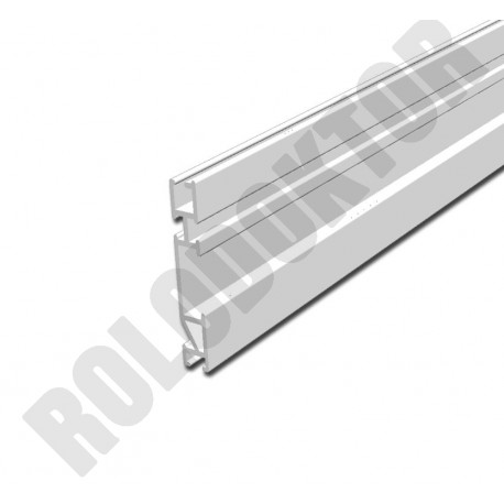 Rolós szúnyoghálóhoz alumínium extrudált  UNI HÁLÓAKASZTÓ profil 41 x 8 mm