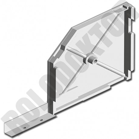 Redőny tokvég PVC POFA 1x45 fokos 