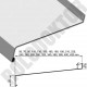 Alumínium hajlított 0,8mm ablakpárkány KÜLTÉRI